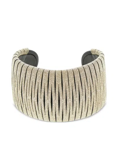 So-le Studio Leather Bracelet In Gold