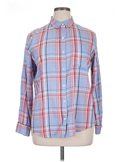 Pre-owned So Long Sleeve Button Down Shirt In Blue