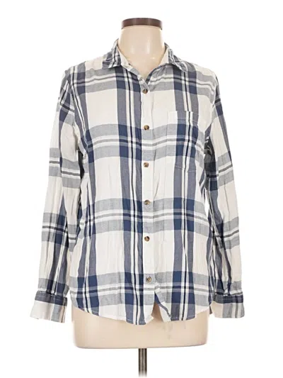 Pre-owned So Long Sleeve Button Down Shirt In Blue