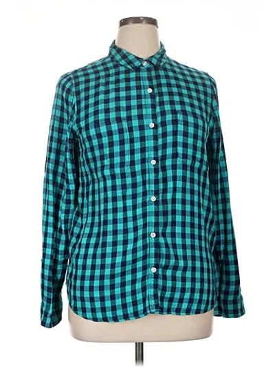 Pre-owned So Long Sleeve Button Down Shirt In Blue