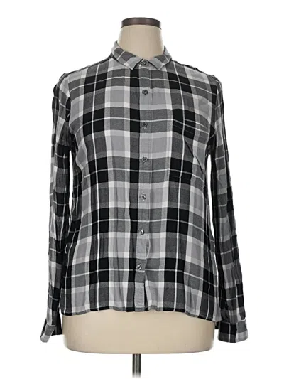 Pre-owned So Long Sleeve Button Down Shirt In Gray