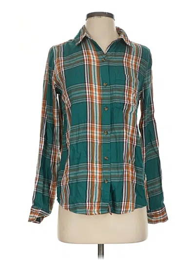 So Long Sleeve Button Down Shirt In Green