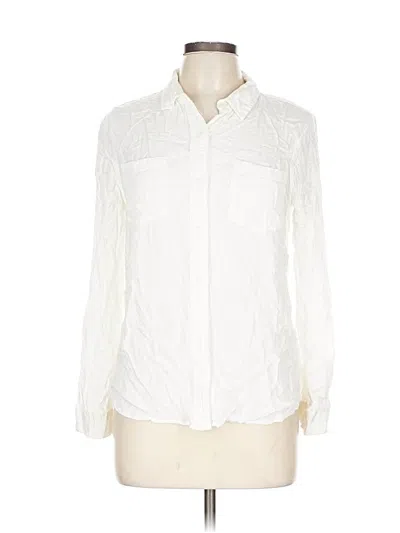Pre-owned So Long Sleeve Button Down Shirt In White