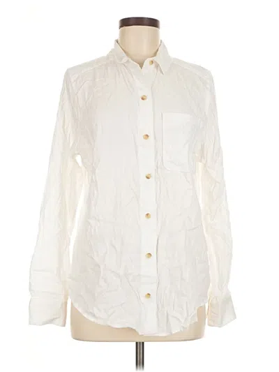 Pre-owned So Long Sleeve Button Down Shirt In White