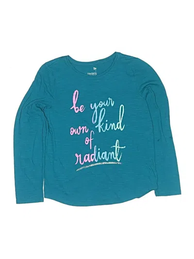 Pre-owned So Kids' Long Sleeve T-shirt In Teal