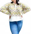 So Me Buttoned Up Sweater In Multi In Multi