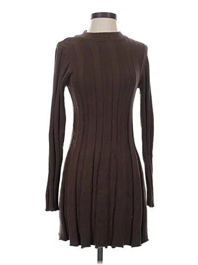 Pre-owned So Me Casual Dress In Brown
