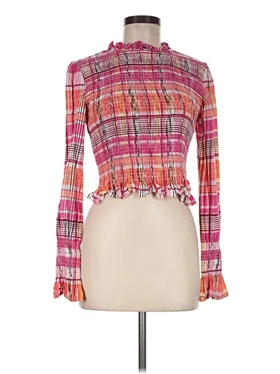 Pre-owned So Me Long Sleeve Turtleneck In Pink