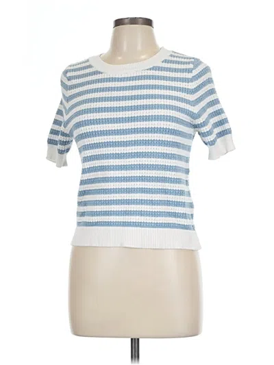 Pre-owned So Me Short Sleeve Turtleneck In Blue