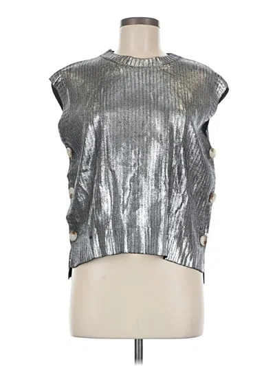 Pre-owned So Me Sleeveless T-shirt In Silver