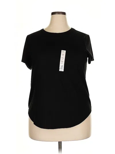 So Short Sleeve T-shirt In Black