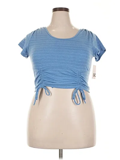 So Short Sleeve T-shirt In Blue