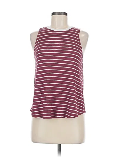 Pre-owned So Sleeveless T-shirt In Burgundy