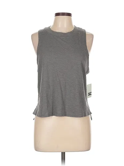 Pre-owned So Sleeveless T-shirt In Gray