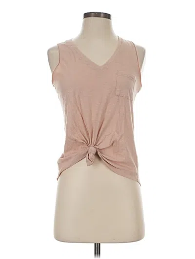Pre-owned So Sleeveless T-shirt In Tan