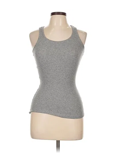 Pre-owned So Tank Top Gray Halter Neckline Tops