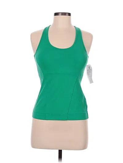 Pre-owned So Tank Top Green Halter Neckline Tops