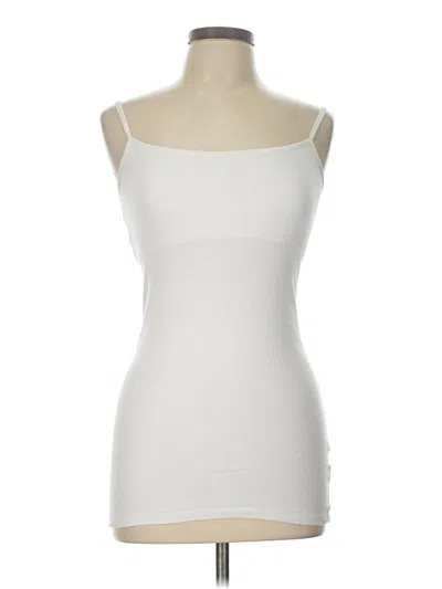 Pre-owned So Tank Top Ivory Strapless Neckline Tops In White