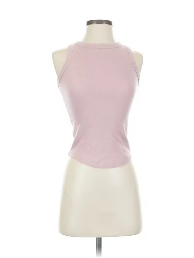 Pre-owned So Tank Top Pink Halter Neckline Tops