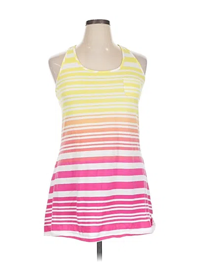 Pre-owned So Tank Top Pink Halter Neckline Tops