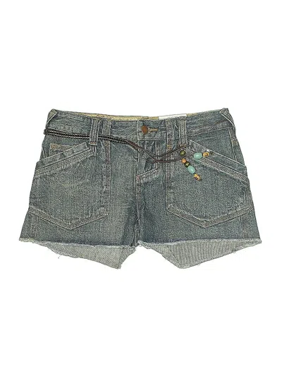 So Wear It Declare It Kids' Denim Shorts In Gray