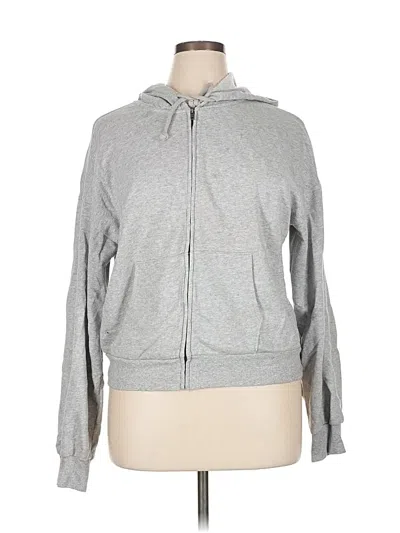 Pre-owned So Zip Up Hoodie In Gray