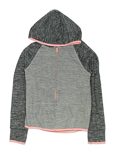Pre-owned So Kids' Zip Up Hoodie In Gray