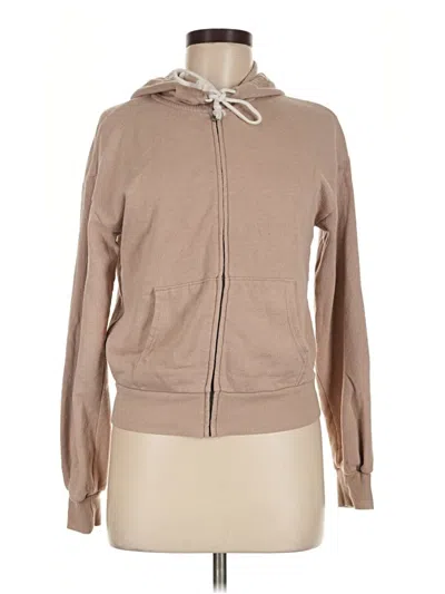 Pre-owned So Zip Up Hoodie In Tan