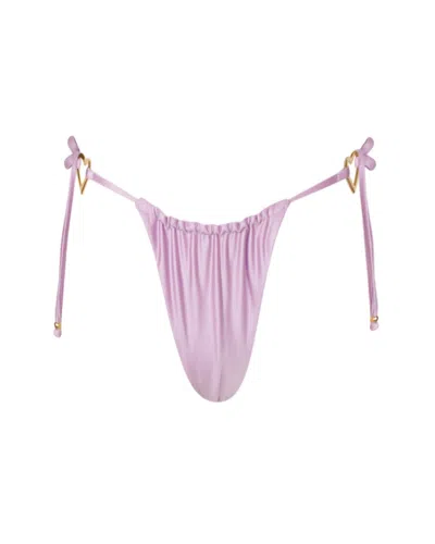 Soah Juliet Bikini Bottom In Lilac In Purple