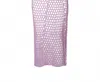Soah Women's Alessia Long Crochet Skirt In Lilac In Purple
