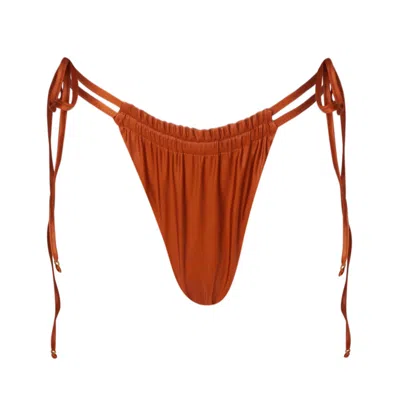 Soah Women's Brown Indigo Terra Bikini Bottom