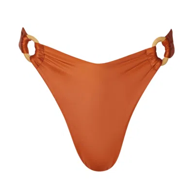 Soah Women's Brown Rebecca Terra Bikini Bottom