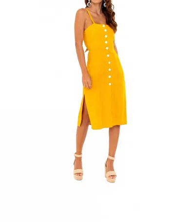 Soah Women's Camilla Midi Dress In Yellow