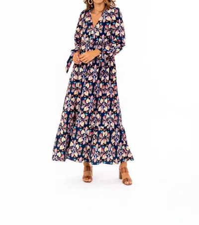 Soah Women's Chloe Maxi Dress In Guapa In Blue