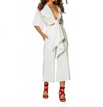 Soah Women's Coco Culottes Pants In White