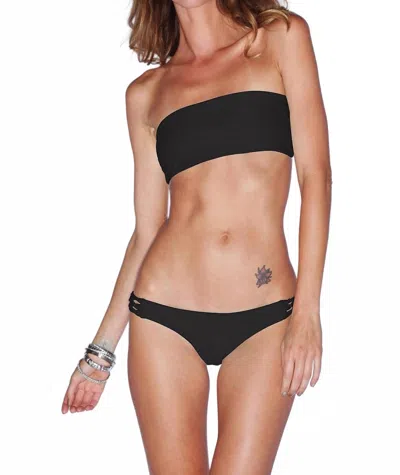 Soah Women's Hannah Bandeau Bikini Bottom In Black