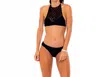 Soah Women's Luca Lace Bikini Bottom In Black In Black