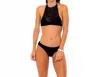 Soah Women's Luca Lace Bikini Bottom In Black In Black