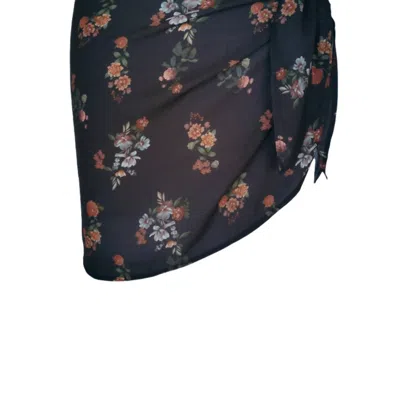 Soah Women's Lucy Cover Up Pareo In Midnight Rose In Multi