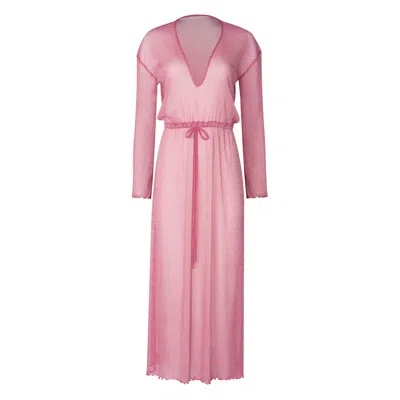 Soah Women's Pink / Purple Ophelia Fuchsia Cover Up Dress In Pink/purple