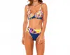 Soah Women's Ava Floral Bikini Bottom In Yellow In Multi