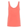 SOAKED IN LUXURY SLCOLUMBINE TANK TOP | HOT CORAL