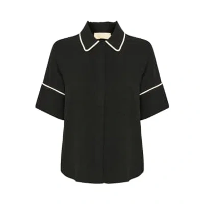 Soaked In Luxury Slguilia Shirt Ss | Black