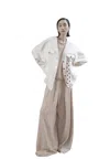 Shop Soallure Pantalone  Fluid Maxi Palace In Other