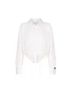 Soallure Shirt Woman  Crop In White