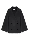 Soallure Short Coat Woman  In Black