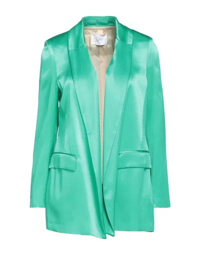 Soallure Suit Jackets In Green