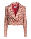 Soallure Suit Jackets In Red