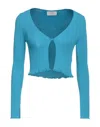 Soallure Cardigans In Blue