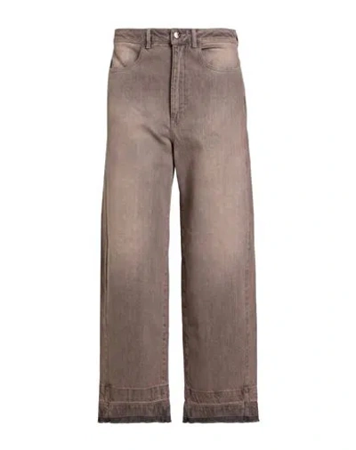 Soallure Woman Jeans Grey Size S Cotton In Multi